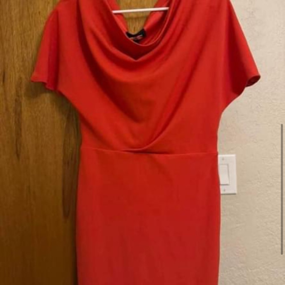 Alexia admor red orange dress